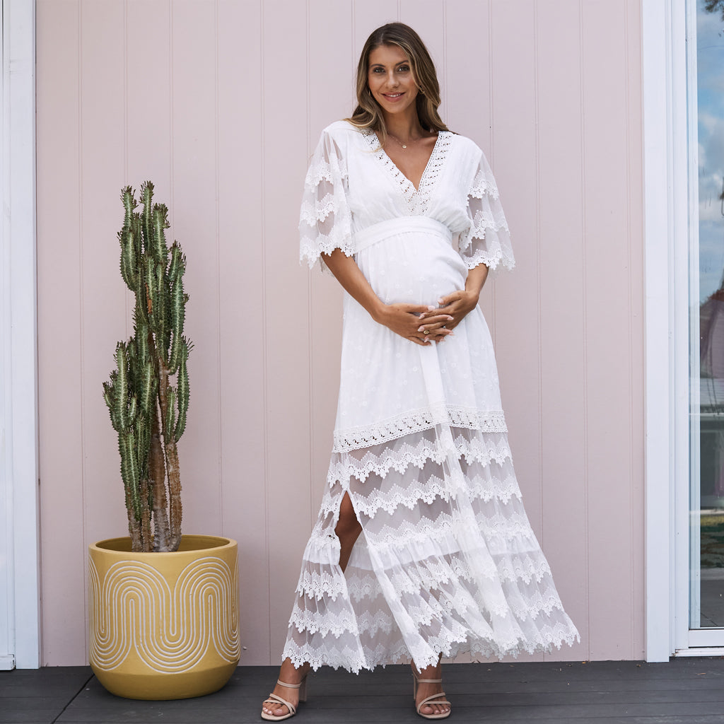 Stunning Maternity Baby Shower Dresses - Feel Like a Queen – Page 2 – ANGEL  MATERNITY