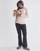 Nursing Top - Petal front design for easy breastfeeding access from Angel Maternity