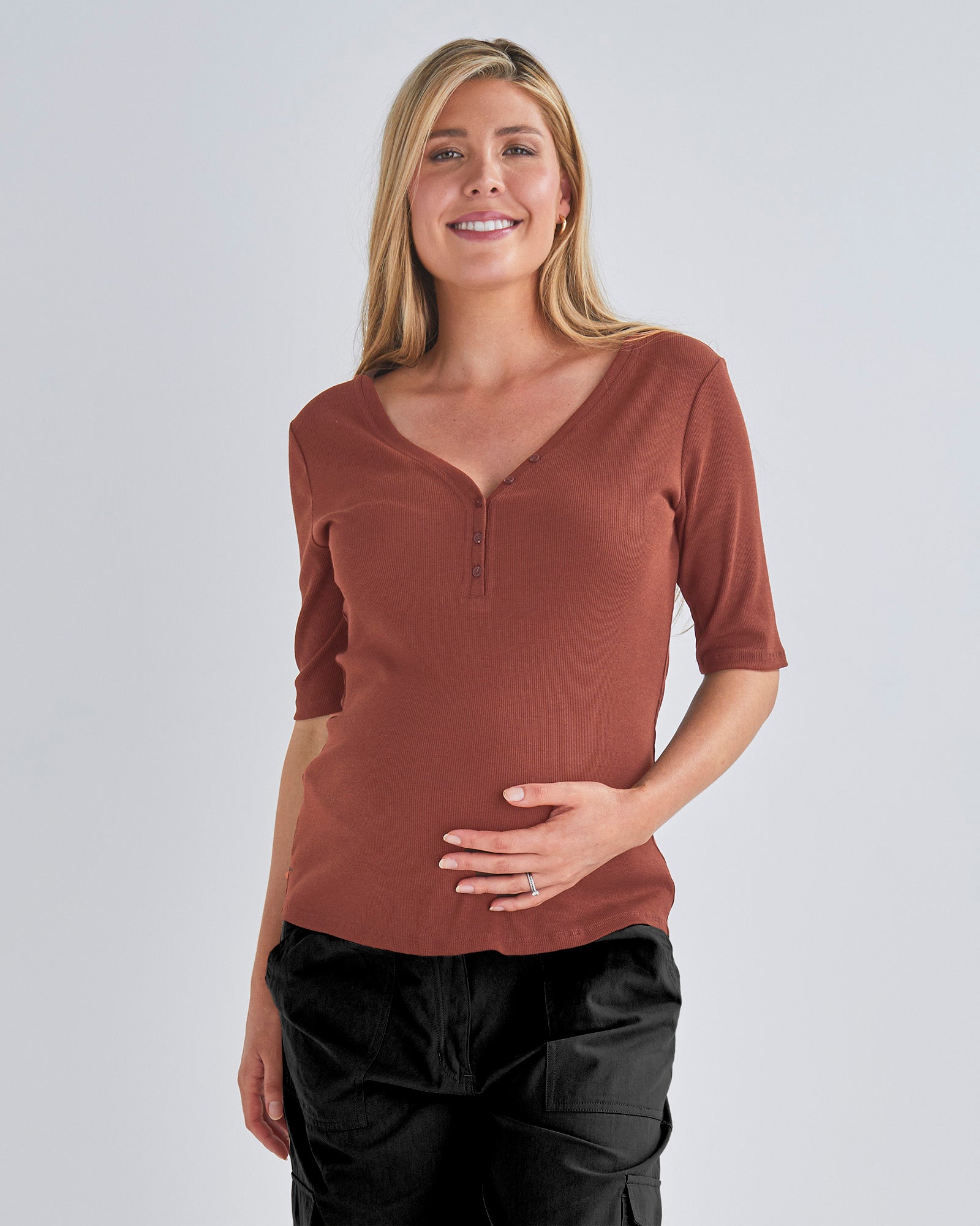 Main view-Comfortable Stylish Flattering Fit Soft Fabric Casual Wear from AngelMaternity