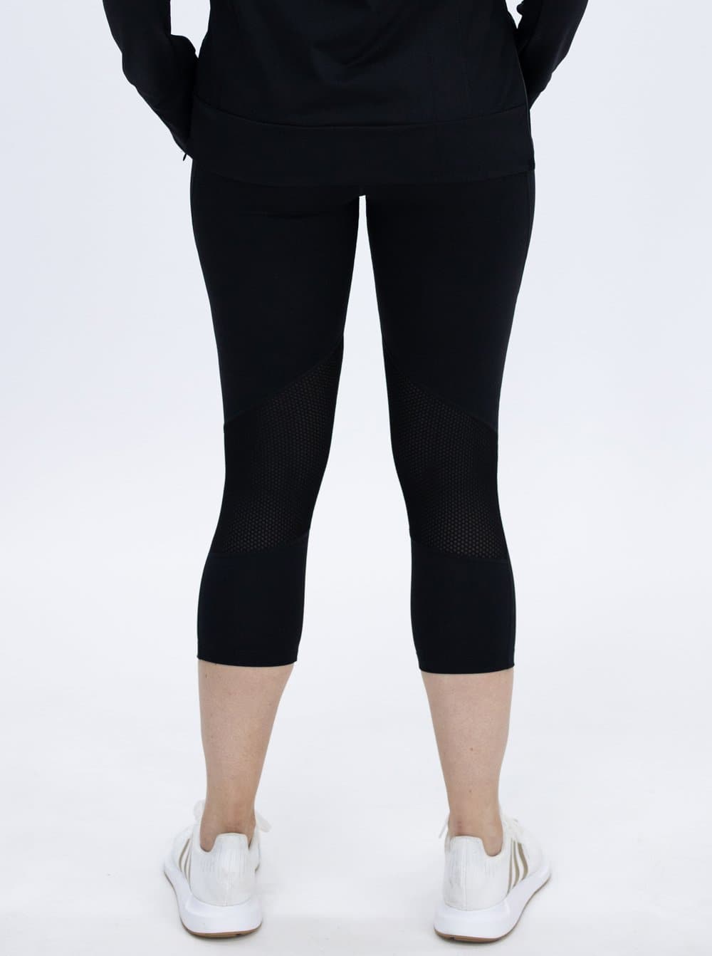Maternity Workout 3/4 Length Legging - Black - Angel Maternity - Maternity clothes - shop online (4721089478759)
