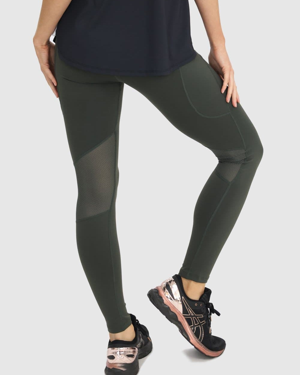 Maternity Sports Legging - Khaki Green - Angel Maternity - Maternity clothes - shop online (6581576269927)