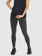 Maternity Sports Legging - Khaki Green - Angel Maternity - Maternity clothes - shop online (6581576269927)