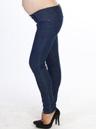 Angel Maternity Stephanie -Maternity Slim Jeans in Medium Blue (10013453510)