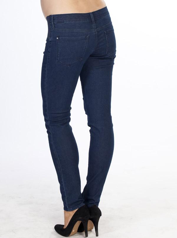 Angel Maternity Stephanie -Maternity Slim Jeans in Medium Blue (10013453510)