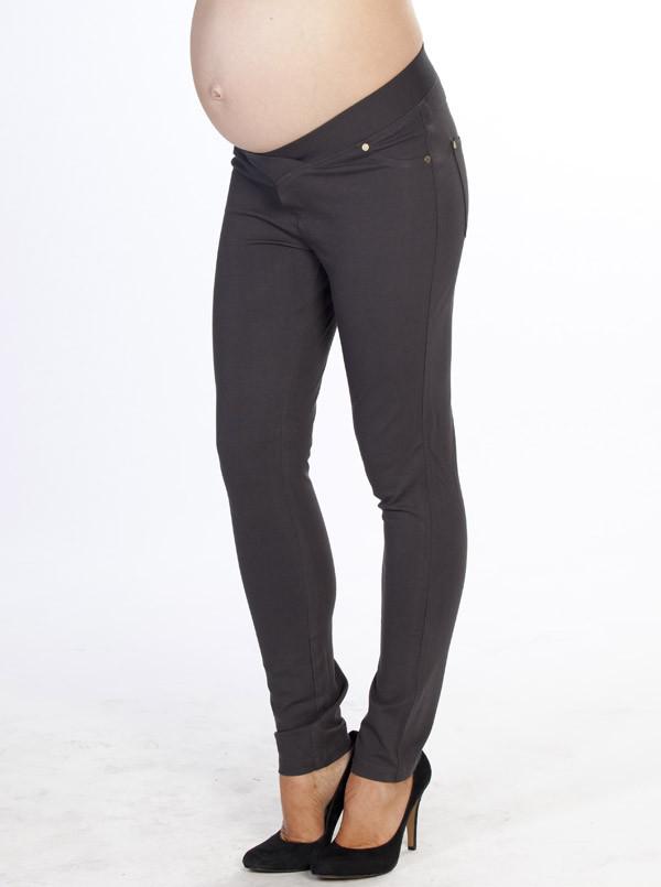 Angel Maternity "Miracle" Maternity Pants - Charcoal (10013455558)