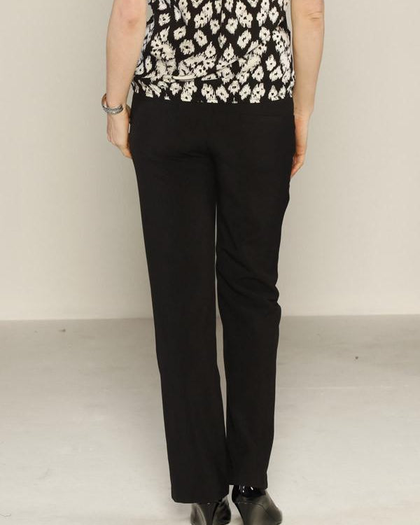 Angel Maternity Pants in Straight Cut - Black (10010718534)