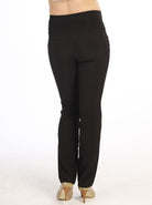 Angel Maternity Mid Waist Maternity Straight Leg Pants in Black (10010719942)