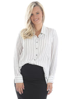 Maternity Striped Work Shirt (6631275823207)