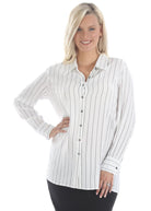Maternity Striped Work Shirt (6631275823207)