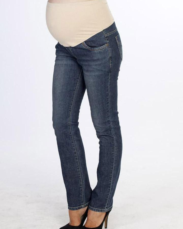 Angel Maternity Jeans in Straight Cut - Stone Wash - Angel Maternity - Maternity clothes - shop online (10013452358)