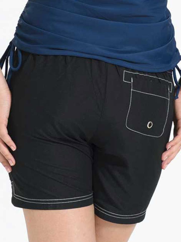 Maternity Board Short in Black with contrast stitches - Angel Maternity - Maternity clothes - shop online (10013453830)