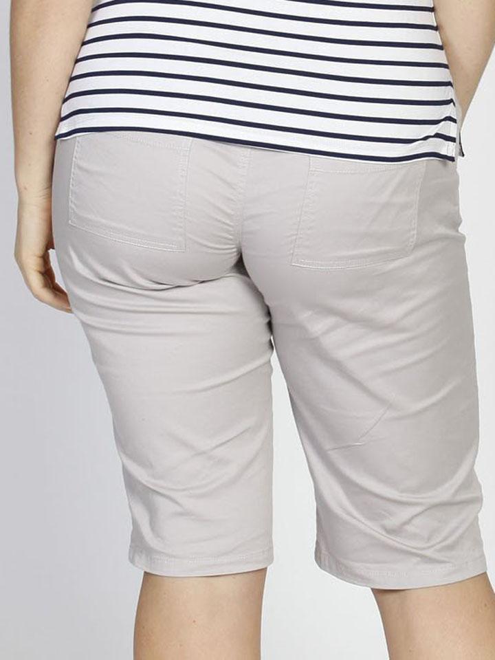 Cotton maternity shorts in Light Grey - Angel Maternity - Maternity clothes - shop online (10010722438)