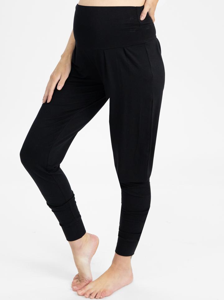 Maternity High Waist Pants in Black - Angel Maternity - Maternity clothes - shop online (4738846589031)