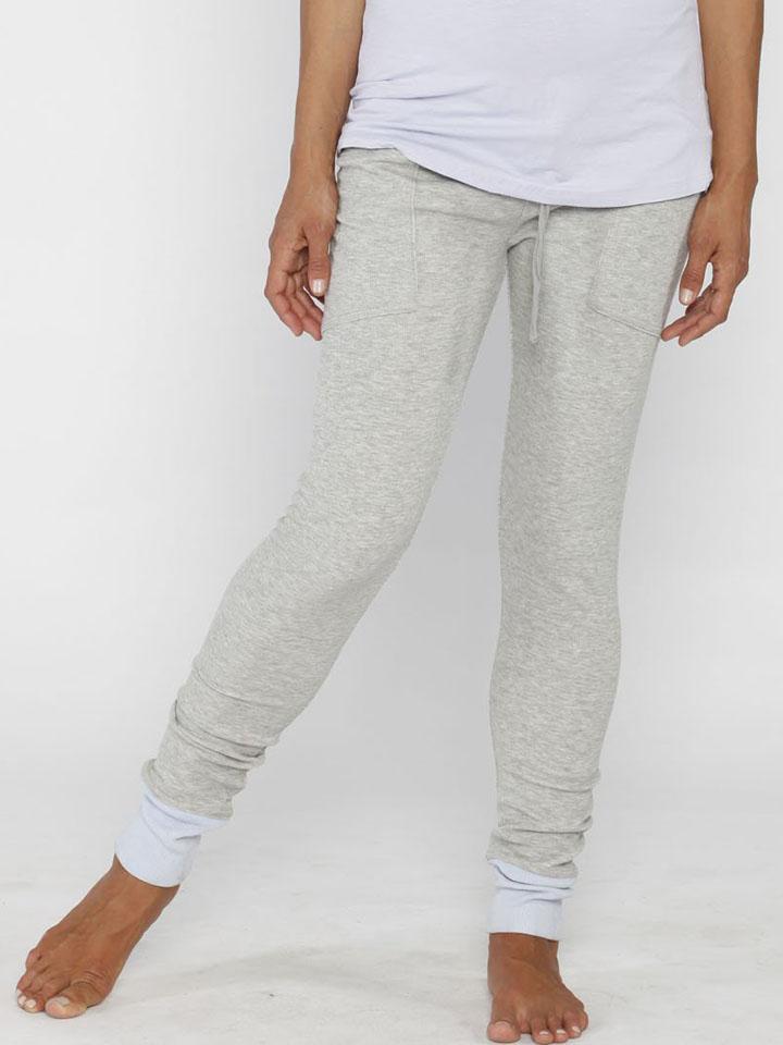 Comfortable Maternity PJ Sleepwear Lounge Pants - Light Grey - Angel Maternity - Maternity clothes - shop online (11759087381)