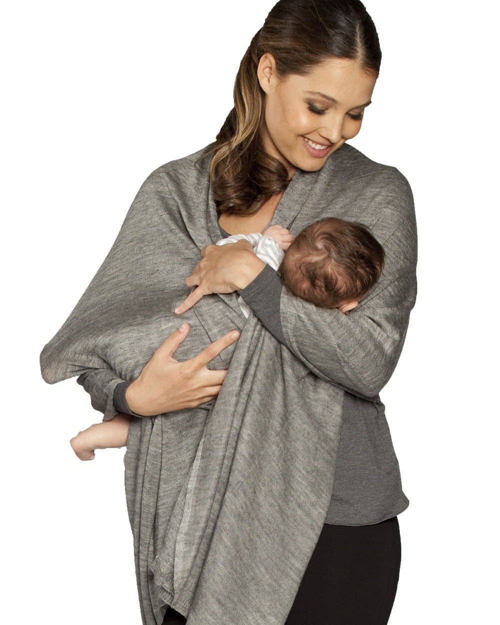 Angel Versatile Nursing Cover - Taupe/Grey/White - Angel Maternity - Maternity clothes - shop online (9972044358)