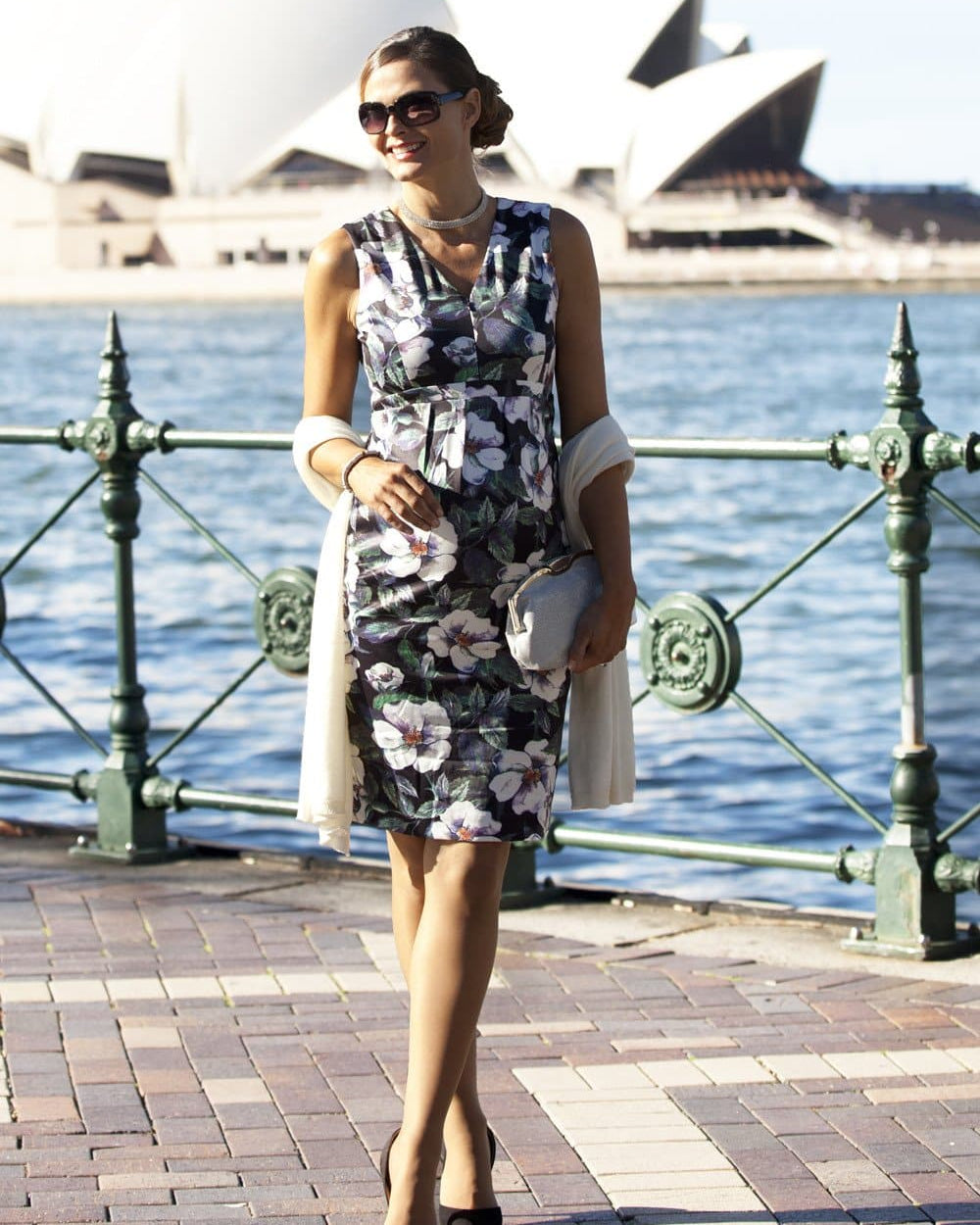 Nursing Angel Versatile Wrap - Taupe/ Grey/  White - Angel Maternity - Maternity clothes - shop online (9972044358)