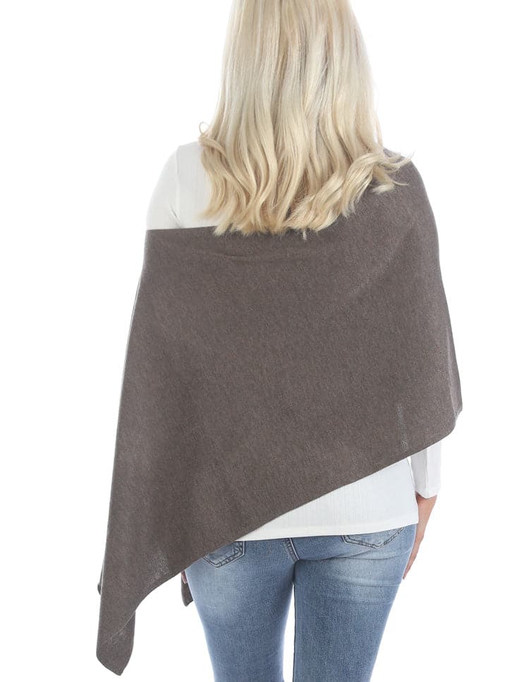 Moozie Mama Luxury Wrap/Poncho Maternity & Nursing Cover in Mocha (6642971836519)