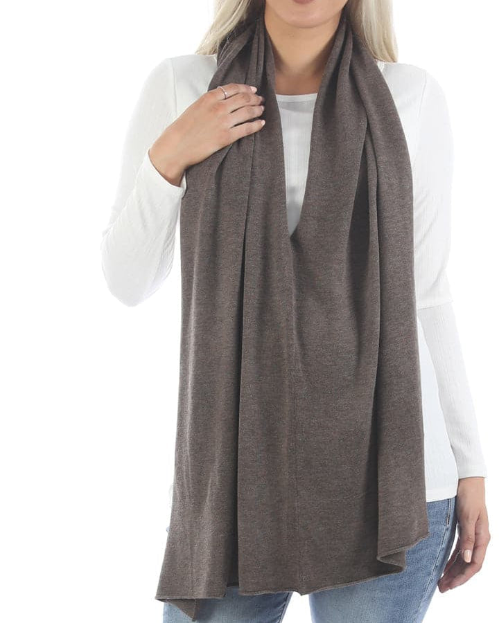 Moozie Mama Luxury Wrap/Poncho Maternity & Nursing Cover in Mocha (6642971836519)