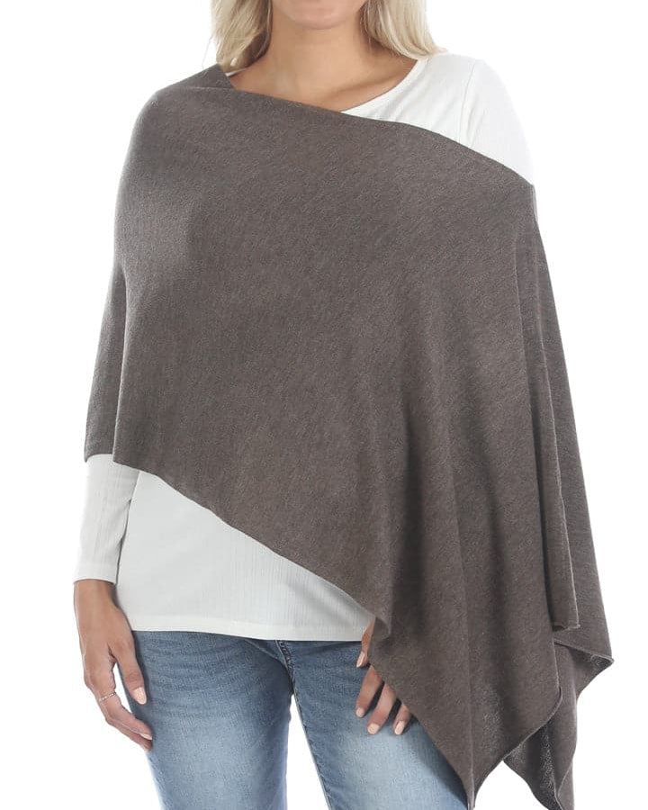 Moozie Mama Luxury Wrap/Poncho Maternity & Nursing Cover in Mocha (6642971836519)
