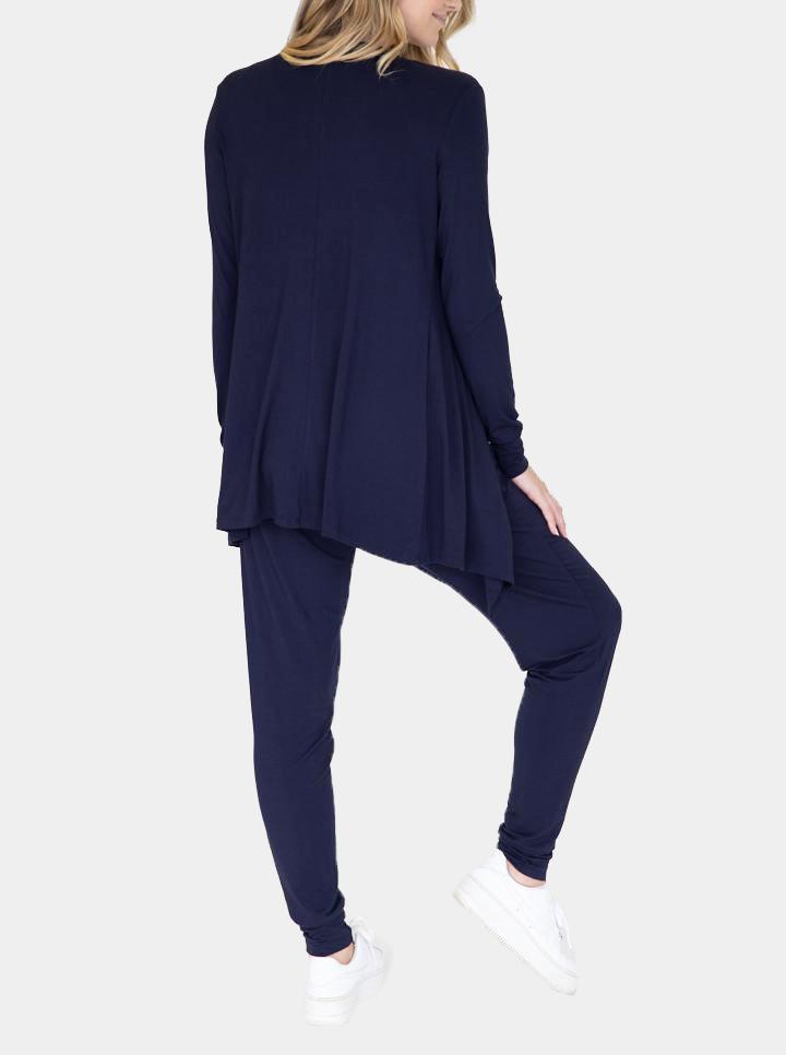 Maternity 3 Piece Relax Outfit in Navy back (1964389302375)