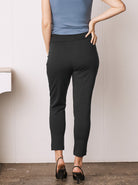 Full Stretch Slim Cut Maternity Work Pants - Ankle Length or Petite (1581995360359)
