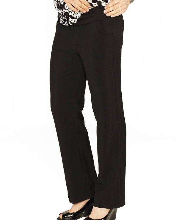 Maternity Pants in Straight Cut - Black (10010718534)