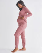 maternity loungeset in pink from Angel Maternity