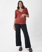 Side1 view:Our AngelMaternity-Comfortable-Stylish-Flattering-Fit-Soft-Fabric.