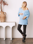 Slim Cut Maternity Denim Pants- Black (2192756572263)