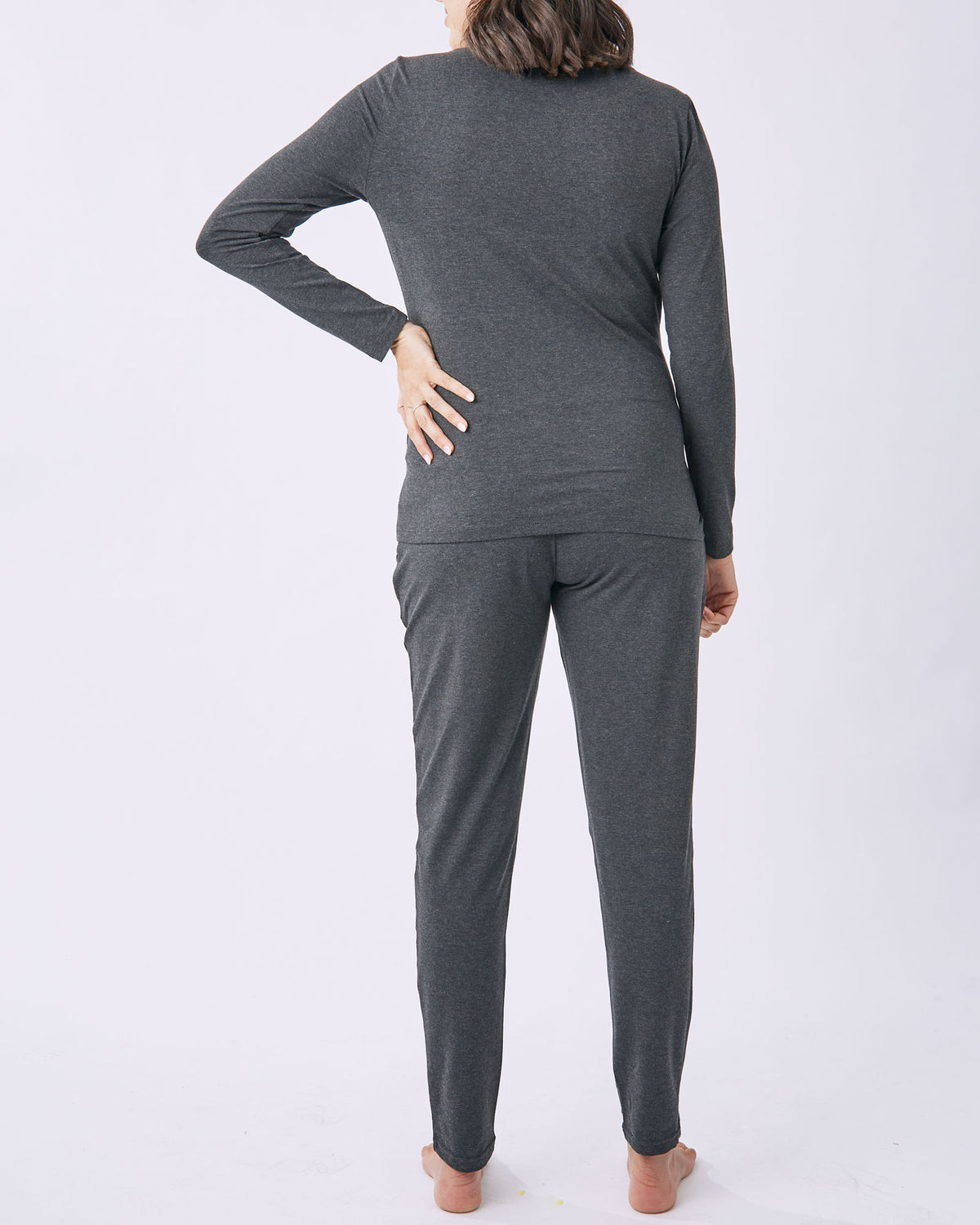Stay-in Sage Maternity and Nursing Nightwear Set