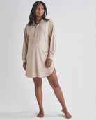 Nursing Nightie in Almond Milk from Angel Maternity