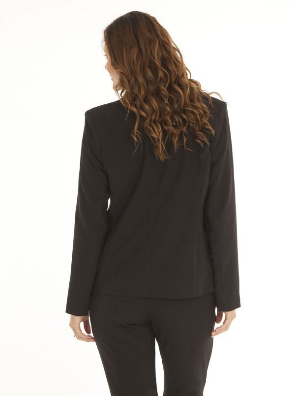Angel Maternity Maternity Button Front Woven corporate  Jacket in Black (10007402630)