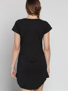 Loose Fit Night Sleepwear Dress - Black - Angel Maternity - Maternity clothes - shop online (10013543622)