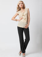 Angel Maternity Pants in Straight Cut - Dark Grey (10010718918)