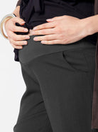 Angel Maternity Pants in Straight Cut - Dark Grey (10010718918)