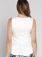 Angel Maternity Sleeveless Pure Silk Dressy Top - White (10006674694)