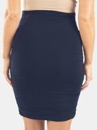 Maternity The Ruched Fitted Skirt in Navy - Angel Maternity - Maternity clothes - shop online (6597022220391)