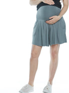 Over the Belly Maternity Culottes Shorts - Khaki - Angel Maternity - Maternity clothes - shop online (3981526794343)