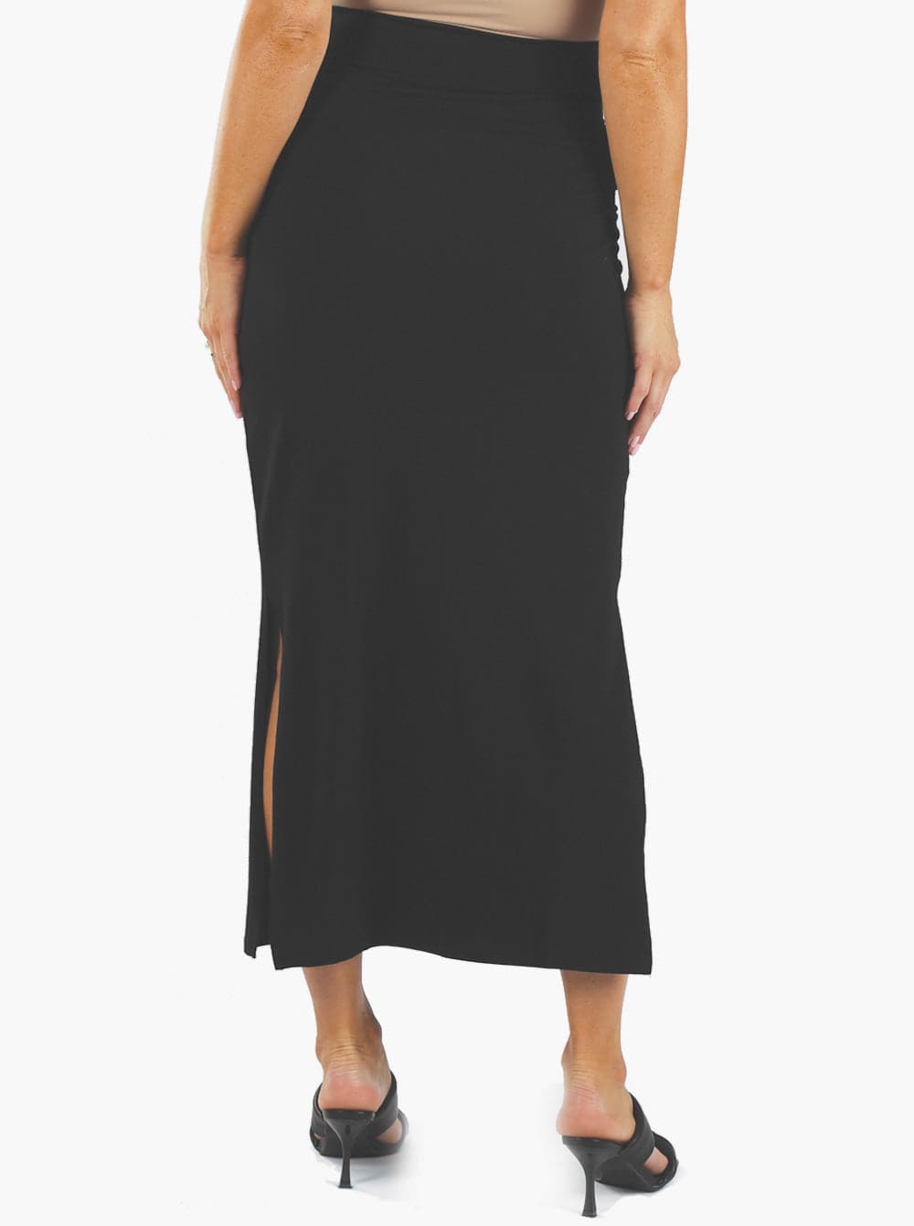 Maternity Maxi Skirt in Black - Angel Maternity - Maternity clothes - shop online (6560153108583)