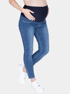 Maternity Over the Bump High Waist Slim Denim Jeans (4513701888103)