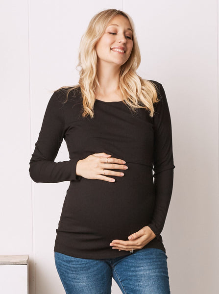 Black hotsell nursing top