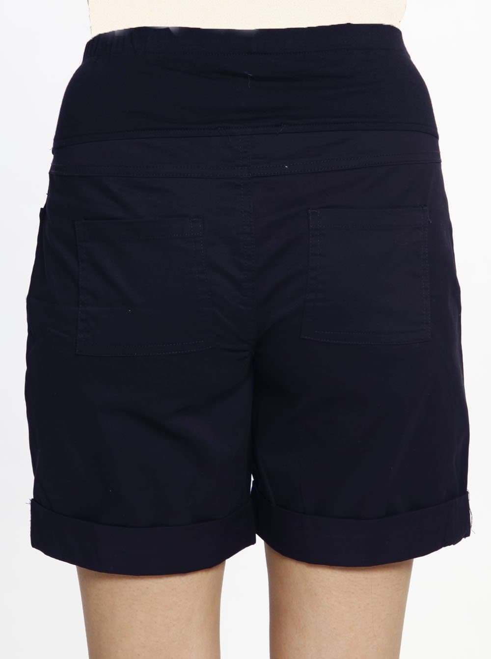 Cotton Maternity New Summer Shorts in Navy - Angel Maternity - Maternity clothes - shop online (1573893865575)