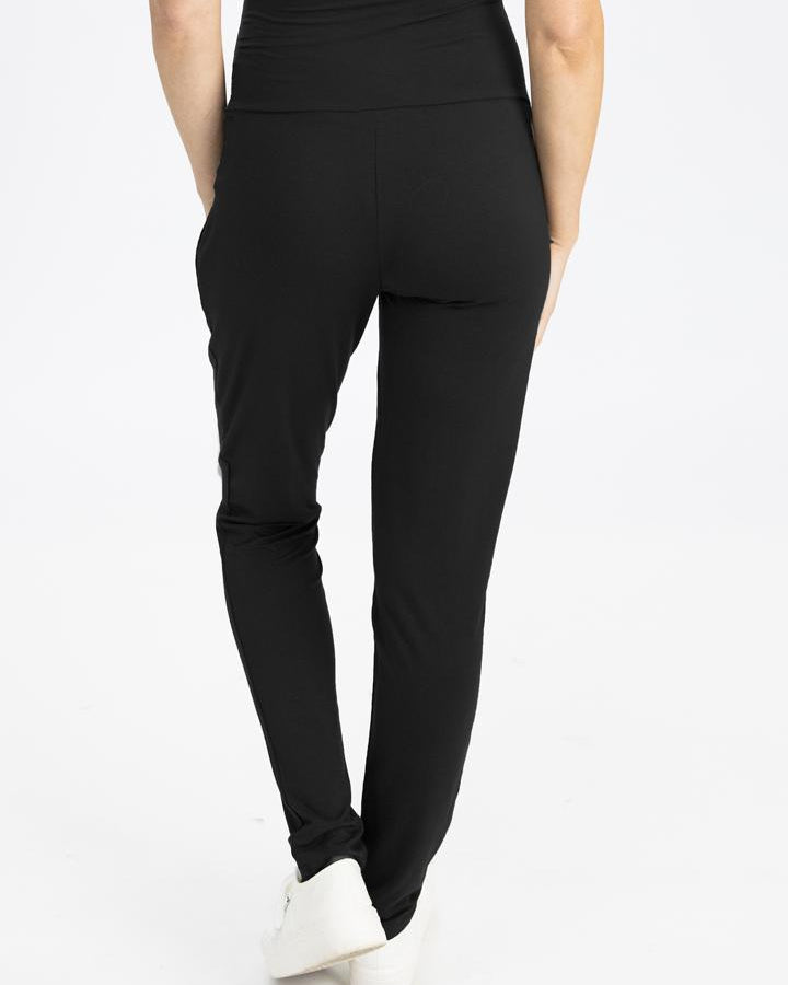 Maternity High Waist Pants in Black - Angel Maternity - Maternity clothes - shop online (4738846589031)
