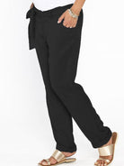 Comfortable Maternity Tencel Pants in Black - Angel Maternity - Maternity clothes - shop online (10010725062)
