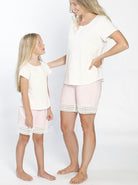 Ruby Joy PJ Sleepwear Mummy Shorts - Pink - Angel Maternity - Maternity clothes - shop online (191033999381)