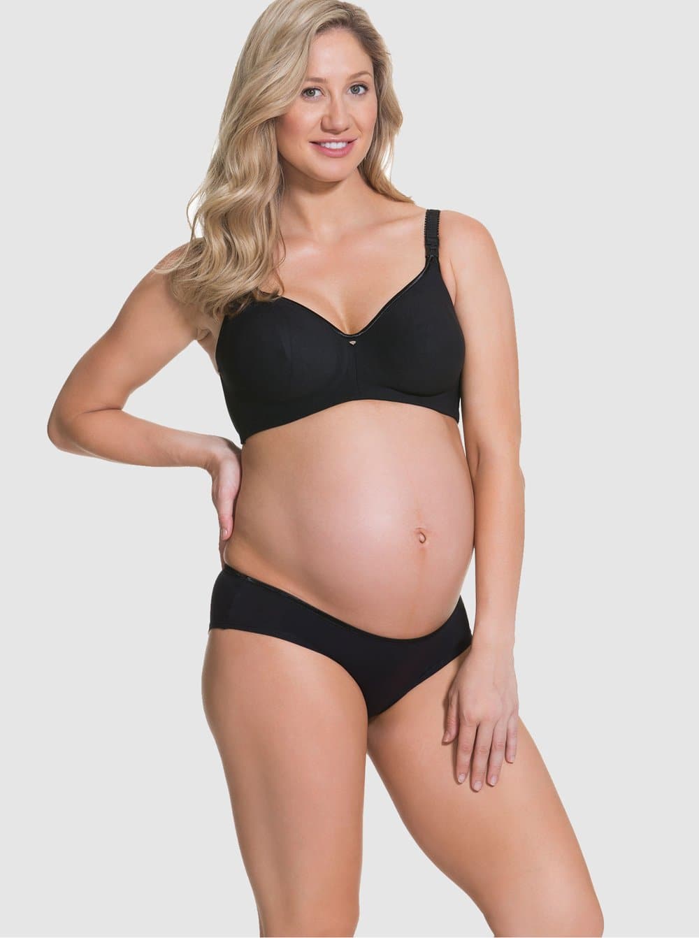 Black maternity underwear (4687555362919)