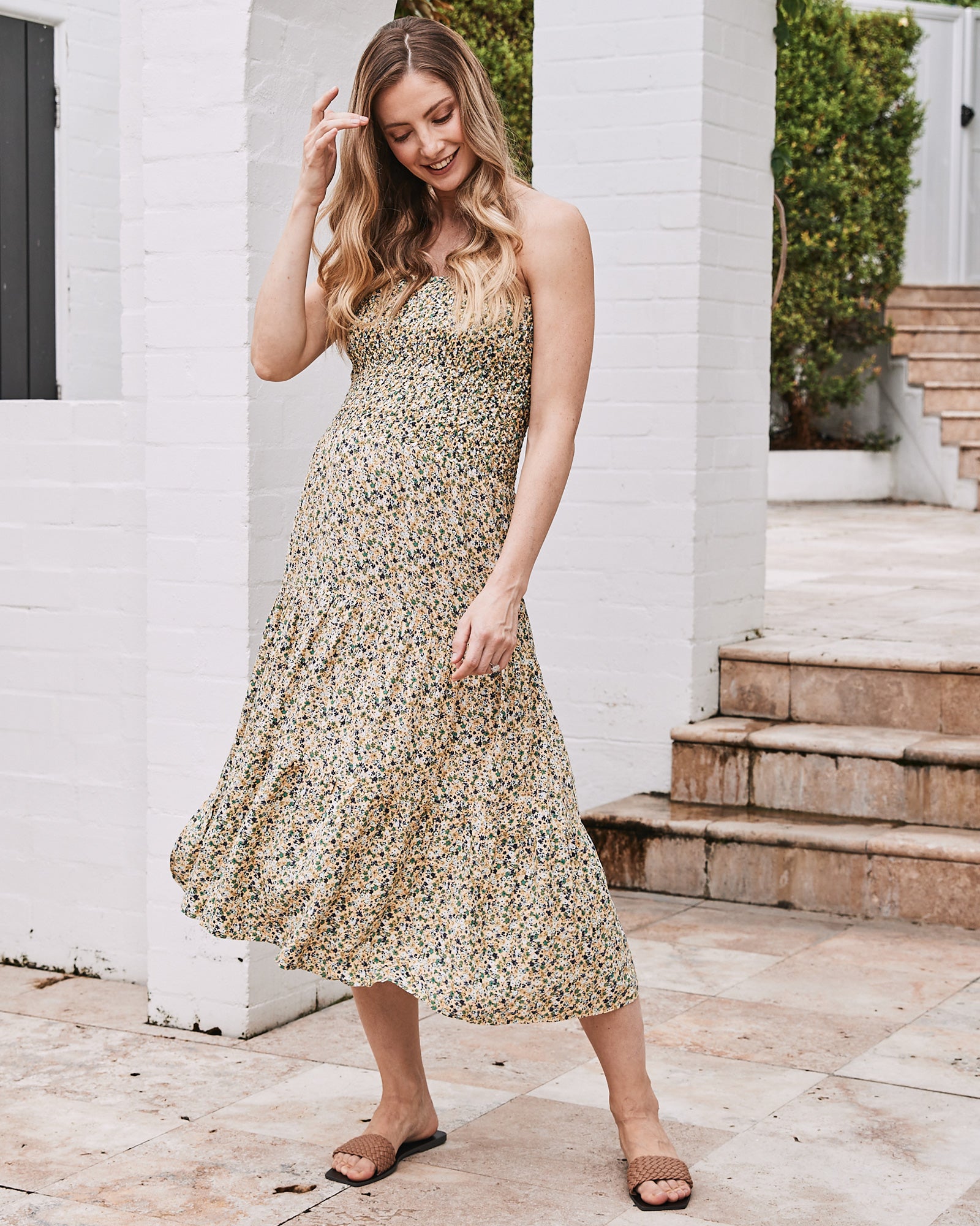 Maternity maxi skirt into a dress hotsell