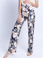 3 Piece Maternity Top & Pants Sleep Set - Floral - Angel Maternity - Maternity clothes - shop online (4657841438823)