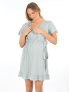 Maternity & Nursing Summer Floral print Dress - Angel Maternity - Maternity clothes - shop online (6593180041319)
