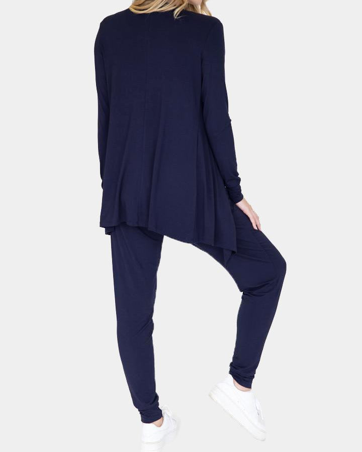 Maternity 3 Piece Relax Outfit in Navy back (1964389302375)